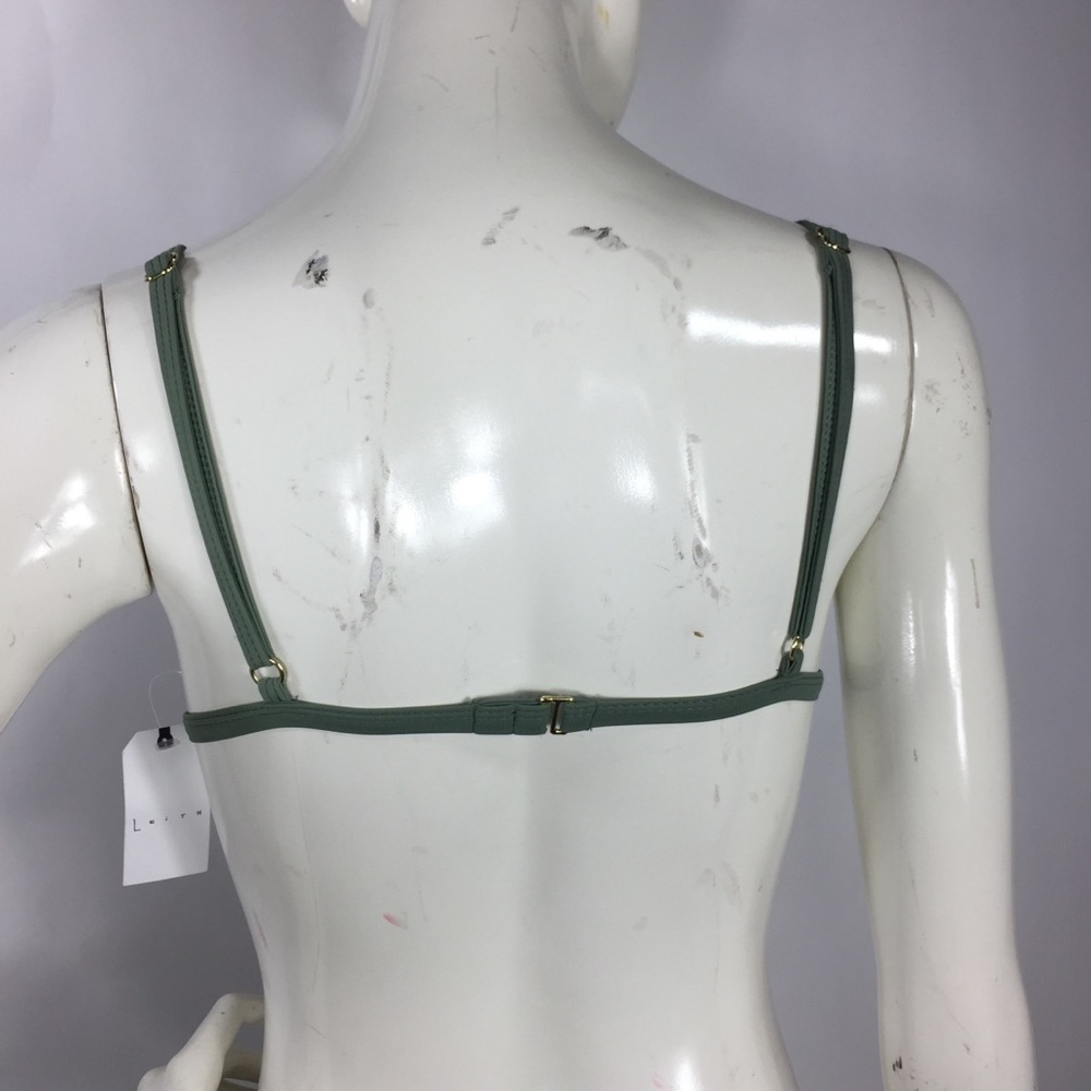 Leith Printed Triangle Bikini Top S - Picture 2 of 10